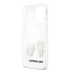 Karl Lagerfeld and Choupette Apple iPhone 13 Pro Max (6.7) PC/TPU Ikonik hátlapvédő tok átlátszó (KLHCP13XCKTR)
