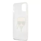 Karl Lagerfeld Apple iPhone 13 (6.1) TPU Full Glitter hátlapvédő tok ezüst (KLHCP13MKHTUGLS)