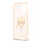Karl Lagerfeld Apple iPhone 13 Mini (5.4) TPU Full Glitter hátlapvédő tok arany (KLHCP13SKHTUGLGO)