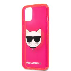   Karl Lagerfeld TPU Choupette Apple iPhone 13 (6.1) hátlapvédő tok Fluo Pink (KLHCP13MCHTRP)