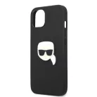 Karl Lagerfeld Apple iPhone 13 (6.1) PU Leather hátlapvédő tok fekete (KLHCP13MPKMK)