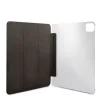 Karl Lagerfeld Apple iPad Pro 12.9 (2021) Metal Saffiano oldalra nyíló könyv tok fekete (KLFC12OKHK)