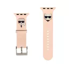 Karl Lagerfeld Karl and Choupette Head Apple Watch 38/40mm óraszíj pink (KLAWMSLCKP)
