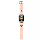 Karl Lagerfeld Karl and Choupette Head Apple Watch 38/40mm óraszíj pink (KLAWMSLCKP)