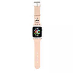   Karl Lagerfeld Karl Head Apple Watch 38/40mm óraszíj pink (KLAWMSLKP)