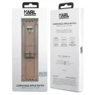 Karl Lagerfeld Karl Head Apple Watch 42/44mm óraszíj pink (KLAWLSLKP)