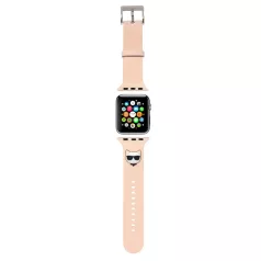   Karl Lagerfeld Choupette Head Apple Watch 42/44mm óraszíj pink (KLAWLSLCP)