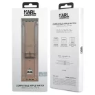 Karl Lagerfeld Choupette Head Apple Watch 42/44mm óraszíj pink (KLAWLSLCP)