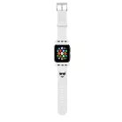 Karl Lagerfeld Choupette Head Apple Watch 38/40mm óraszíj fehér (KLAWMSLCW)