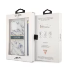 Guess Apple iPhone 12 Pro Max 2020 (6.7) TPU Marble hátlapvédő tok kék (GUHCP12LKMABBL)