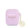 Guess 4G Charms Apple AirPods 1/2 szilikon tok lila (GUA2LSC4EU)