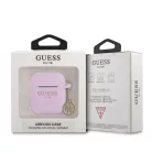 Guess 4G Charms Apple AirPods 1/2 szilikon tok lila (GUA2LSC4EU)