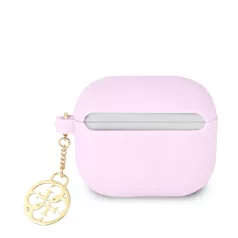 Guess Apple AirPods 3 szilikon tok lila (GUA3LSC4EU)