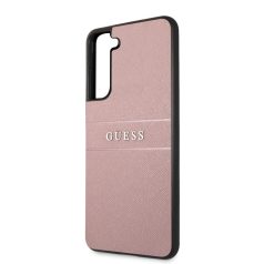   Guess PU Leather Saffiano Samsung G990B Galaxy S21 FE (2022) hátlapvédő tok pink (GUHCS21FPSASBPI)