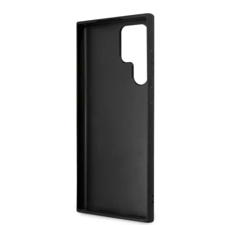 Karl Lagerfeld PU Saffiano Samsung SM-S908 Galaxy S22 Ultra (2022) hátlapvédő tok fekete (KLHCS22LSAKHBK)