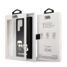 Karl Lagerfeld and Choupette Samsung SM-S908 Galaxy S22 Ultra (2022) hátlapvédő tok fekete (KLHCS22LSSKCK)