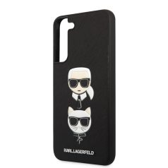   Karl Lagerfeld and Choupette Samsung SM-S906 Galaxy S22 Plus (2022) hátlapvédő tok fekete (KLHCS22MSAKICKCBK)