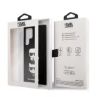 Karl Lagerfeld and Choupette Samsung SM-S908 Galaxy S22 Ultra (2022) hátlapvédő tok fekete (KLHCS22LSAKICKCBK)