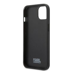   Karl Lagerfeld Monogram Ikonik Apple iPhone 13 Pro Max (6.7) hátlapvédő tok fekete (KLHCP13XPMNIKBK)