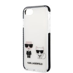   Karl Lagerfeld and Choupette Apple iPhone 7 / 8 / SE2 / SE3 (4.7) hátlapvédő tok fehér (KLHCI8TPEKCW)