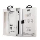 Karl Lagerfeld and Choupette Apple iPhone 7 / 8 / SE2 / SE3 (4.7) hátlapvédő tok fehér (KLHCI8TPEKCW)