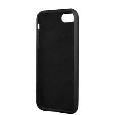   Guess Silicone Line Triangle Apple iPhone 7 / 8 / SE2 / SE3 (4.7) hátlapvédő tok fekete (GUHCI8SLTGK)
