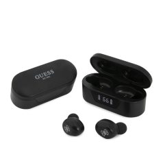   Guess True Wireless Classic Logo Bluetooth 5.0 sztereó TWS headset beépített mikrofonnal fekete (GUTWST31EK)