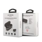 Guess True Wireless Classic Logo Bluetooth 5.0 sztereó TWS headset beépített mikrofonnal fekete (GUTWST31EK)
