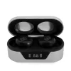 Guess True Wireless Classic Logo Bluetooth 5.0 sztereó TWS headset beépített mikrofonnal ezüst (GUTWST31EG)