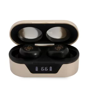   Guess True Wireless Classic Logo Bluetooth 5.0 sztereó TWS headset beépített mikrofonnal arany (GUTWST31ED)