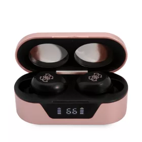  Guess True Wireless Classic Logo Bluetooth 5.0 sztereó TWS headset beépített mikrofonnal pink (GUTWST31EP)