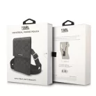 Karl Lagerfeld Saffiano Monogram válltáska fekete (KLWBSAMSMK)