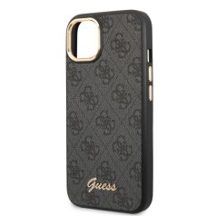   Guess Apple iPhone 14 Plus (6.7) PC/TPU 4G Metal Camera Outline hátlapvédő tok fekete (GUHCP14MHG4SHK)