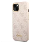 Guess Apple iPhone 14 Plus (6.7) PC/TPU 4G Metal Camera Outline hátlapvédő tok pink (GUHCP14MHG4SHP)