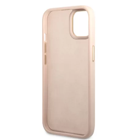 Guess Apple iPhone 14 Plus (6.7) PC/TPU 4G Metal Camera Outline hátlapvédő tok pink (GUHCP14MHG4SHP)