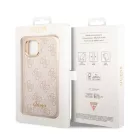 Guess Apple iPhone 14 Plus (6.7) PC/TPU 4G Metal Camera Outline hátlapvédő tok pink (GUHCP14MHG4SHP)