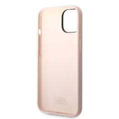   Karl Lagerfeld Liquid Silicone Choupette Apple iPhone 14 (6.1) hátlapvédő tok pink (KLHCP14SSLCTPI)