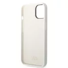 Karl Lagerfeld Liquid Silicone Ikonik NFT Apple iPhone 14 Plus (6.7) hátlapvédő tok fehér (KLHCP14MSNIKBCH)