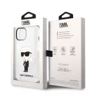 Karl Lagerfeld IML Ikonik NFT Apple iPhone 14 Plus (6.7) hátlapvédő tok átlátszó (KLHCP14MHNIKTCT)