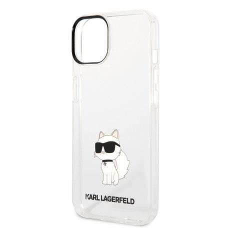 Karl Lagerfeld IML Choupette NFT Apple iPhone 14 (6.1) hátlapvédő tok átlátszó (KLHCP14SHNCHTCT)