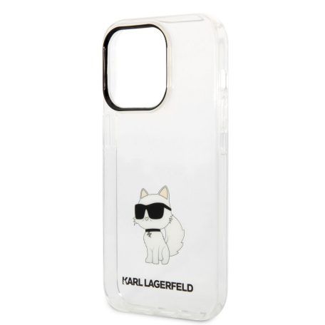 Karl Lagerfeld IML Choupette NFT Apple iPhone 14 Pro (6.1) hátlapvédő tok átlátszó (KLHCP14LHNCHTCT)