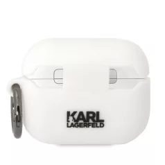   Karl Lagerfeld 3D Logo NFT Karl Head Apple Airpods Pro szilikon tok fehér (KLAPRUNIKH)