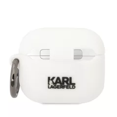   Karl Lagerfeld 3D Logo NFT Karl Head Apple Airpods 3 szilikon tok fehér (KLA3RUNIKH)