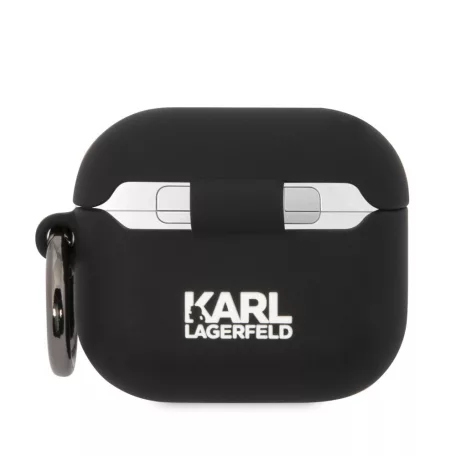 Karl Lagerfeld 3D Logo NFT Choupette Head Apple Airpods 3 szilikon tok fekete (KLA3RUNCHK)