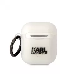   Karl Lagerfeld 3D Logo NFT Karl Head TPU Head Apple AirPods 1/2 szilikon tok fehér (KLA2HNIKTCT)