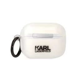   Karl Lagerfeld 3D Logo NFT Karl Head TPU Apple Airpods Pro szilikon tok fehér (KLAPHNIKTCT)