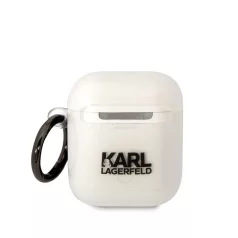   Karl Lagerfeld 3D Logo NFT Choupette TPU Apple AirPods 1/2 szilikon tok fehér (KLA2HNCHTCT)