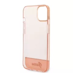   Guess Apple iPhone 14 (6.1) PC/TPU Camera Outline Translucent hátlapvédő tok pink (GUHCP14SHGCOP)