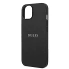 Guess Apple iPhone 14 (6.1) PU Leather Saffiano hátlapvédő tok fekete (GUHCP14SPSASBBK)