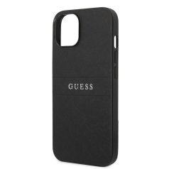   Guess Apple iPhone 14 Plus (6.7) PU Leather Saffiano hátlapvédő tok fekete (GUHCP14MPSASBBK)